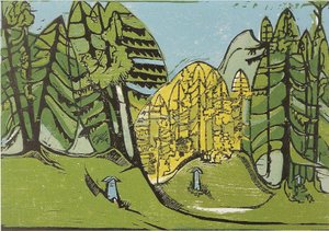 Cementerio forestal de Ernst Ludwig Kirchner
